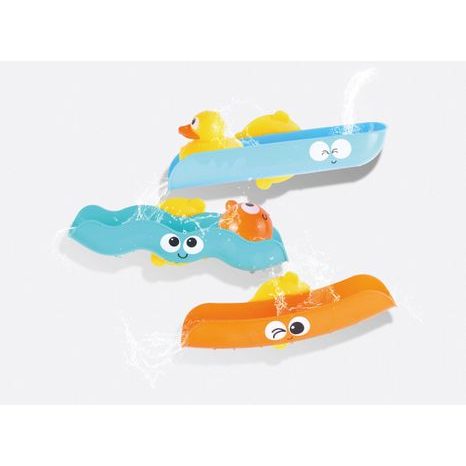 BAREVNÁ VODNÍ DRÁHA DO VANY S PŘÍSAVKAMI