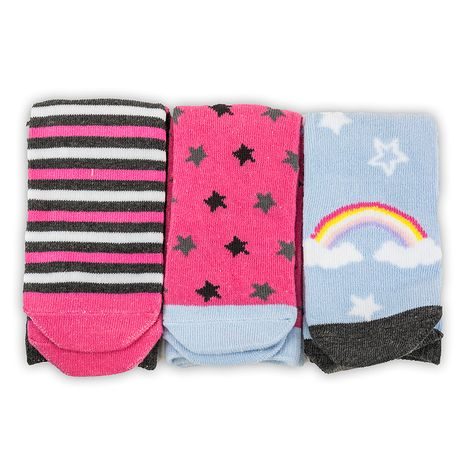 VESELÉ PONOŽKY FUNNY DÍVČÍ - 3PACK, PIDILIDI, PD0134-01, HOLKA