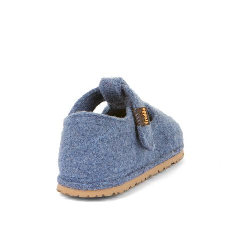 CHLAPECKÉ BAREFOOT BAČKORY FLEXY WOOLY DENIM; FRODDO; G1700378-1; MODRÁ