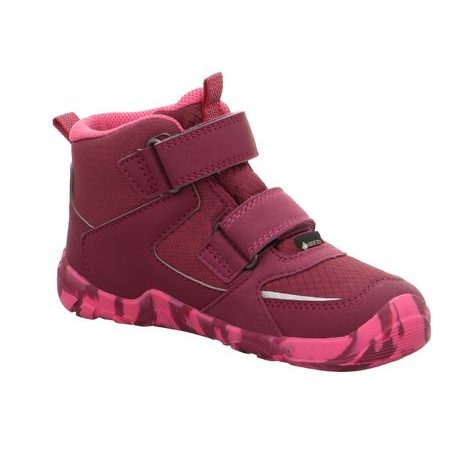 DÍVČÍ CELOROČNÍ BOTY BAREFIT TRACE GTX, SUPERFIT, 1-006033-5000, ČERVENÁ