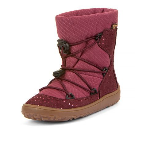 DÍVČÍ ZIMNÍ BAREFOOT BOTY TEX TRACK WOOL BORDEAUX+ G3160251-7