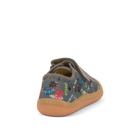 CHLAPECKÉ BAREFOOT TENISKY CANVAS GRAY FRODDO G1700390-1 - ŠEDÁ
