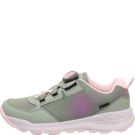 DÍVČÍ CELOROČNÍ BOTY FREE RIDE LIGHT GREEN/PURPLE GTX BOA, SUPERFIT 1-000569-7500 ZELENÁ