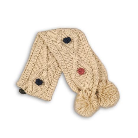 ŠÁL ZIMNÁ PLETENÁ, MINOTI, TRIP 23, BÉŽOVÁ