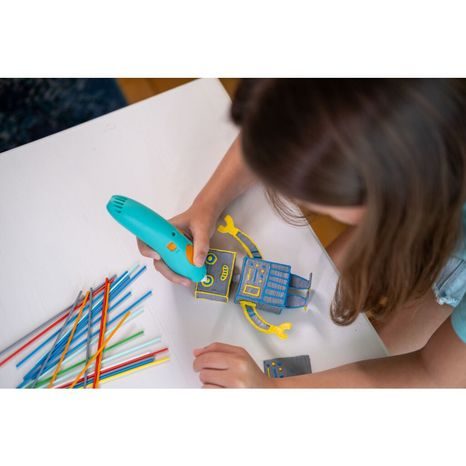 3D PERO 3DOODLER START + A 72 NÁPLNÍ + 10 ŠABLON, WIKY KREATIVITA, W039045