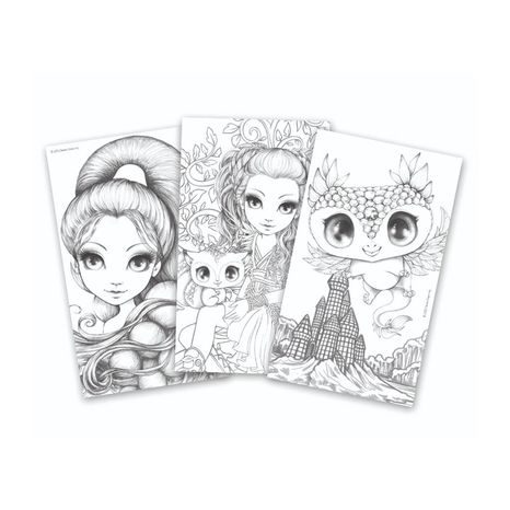 STELE NEBULOASE PAGINA DE COLORAT CULORI ACUARELĂ SET, STELE NEBULOASE, W037864