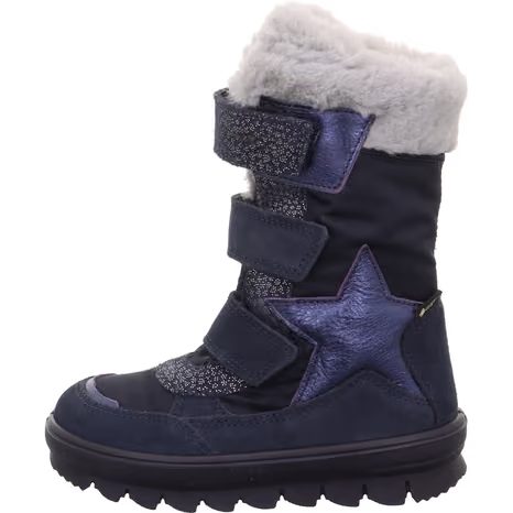 DÍVČÍ ZIMNÍ BOTY FLAVIA BLUE/GREY GTX SUPERFIT 1-000226-8020
