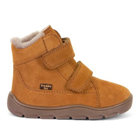 GHETE DE IARNĂ BAREFOOT PENTRU COPII ZERU TEX FURRY COGNAC FRODDO G2110151-2