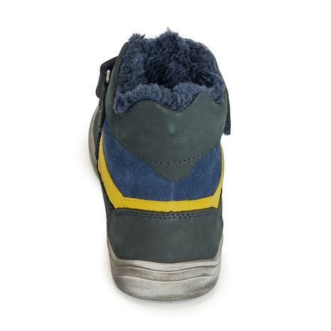 CHLAPECKÉ ZIMNÍ BOTY BAREFOOT RODRIGO NAVY, PROTETIKA, MODRÁ