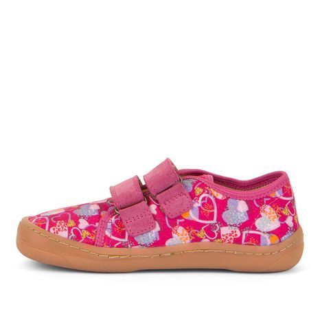 DIEVČENSKÉ BAREFOOT TENISKY CANVAS FUXIA+; FRODDO; G1700390-2