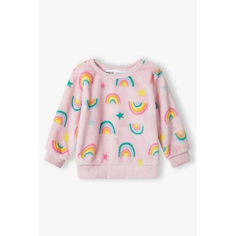 PYŽAMO DÍVČÍ FLEEZOVÉ, MINOTI, 16PJ 11, RŮŽOVÁ