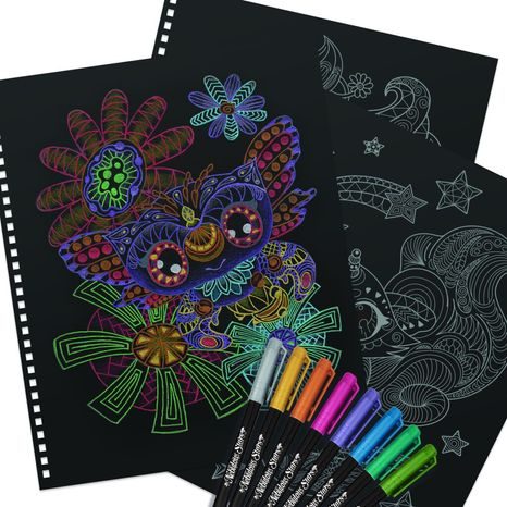 NEBULOUS STAR OMAĽOVÁNKY S ČIERNYMI STRÁNKAMI ISADORA, NEBULOUS STARS, W030779