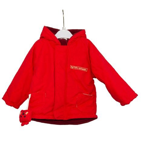 DETSKÁ BUNDA, PIDILIDI, PD0006-08, ČERVENÁ