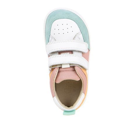 DIEVČENSKÉ BAREFOOT TEXTILNÉ TENISKY LOOP WHITE/PINK FRODDO G3130282-4