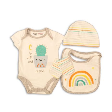 DOJČENSKÝ DARČEKOVÝ SET, MINOTI, ABC 4, BIELA