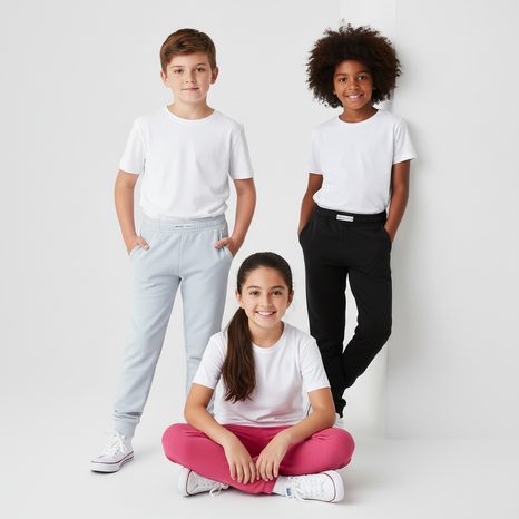 TEPLÁKY DÍVČÍ S ELASTICKÝM PASEM A STAHOVACÍ ŠŇŮRKOU 3PACK MINOTI 30FLEECE153