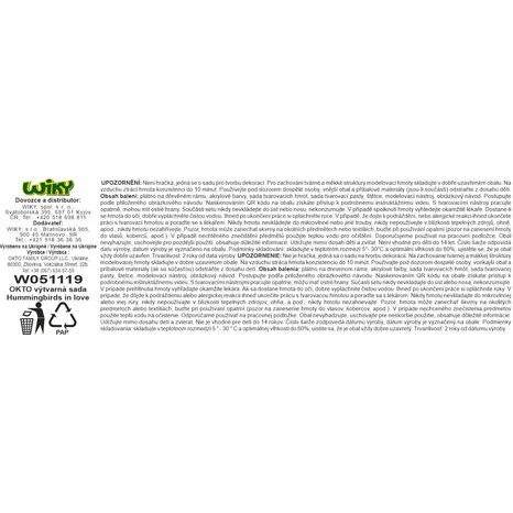 OKTO MALBA A 3D MODELOVÁNÍ OBRAZ "HUMMINGBIRDS IN LOVE" 30X40 CM, OKTO, W051119