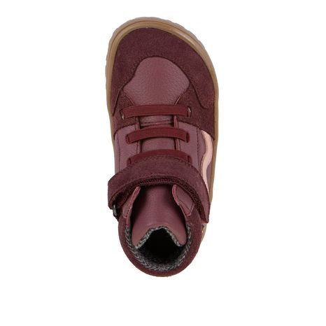 DIEVČENSKÉ CELOROČNÉ ČLENKOVÉ BAREFOOT TOPÁNKY TEX GO BORDEAUX FRODDO G3110265-20