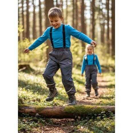 NOHAVICE ŠPORTOVÉ OUTDOOR, PIDILIDI, PD956, ŠEDÁ