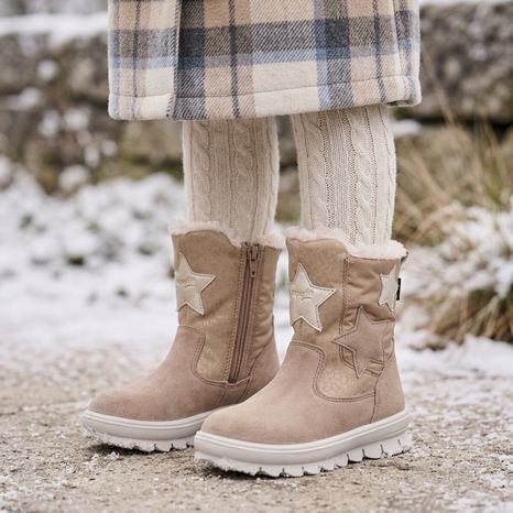 DÍVČÍ ZIMNÍ BOTY FLAVIA BROWN/GOLD GTX SUPERFIT 1-000219-3000