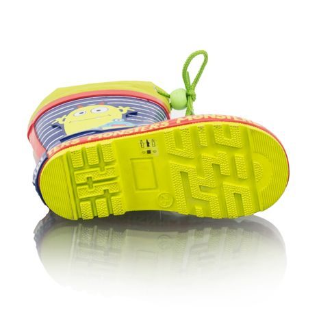 CHLAPECKÉ HOLÍNKY GUMOVÉ - POTISK MONSTER, PIDILIDI, PL0094-04, MODRÁ