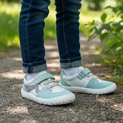 DÍVČÍ BAREFOOT TENISKY RIVER MINT FRODDO G3130286-7