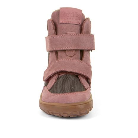 DIEVČENSKÉ ZIMNÉ BAREFOOT TOPÁNKY TEX WINTER GRAY/PINK FRODDO G3160247-13