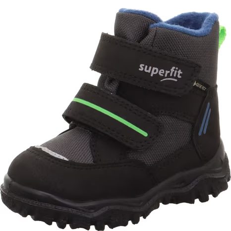 CHLAPČENSKÉ ZIMNÉ TOPÁNKY HUSKY1 BLACK/BLUE SUPERFIT 1-006045-0010