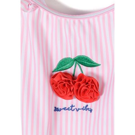 PLAVKY DÍVČÍ JEDNODÍLNÉ MINOTI 30SWIM107 RŮŽOVÁ