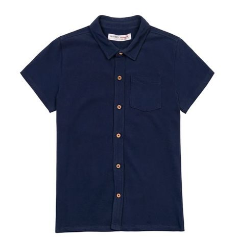 Tricou polo cu mânecă scurtă pentru băieți, Minoti, Valley 7, albastru