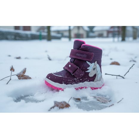 DÍVČÍ ZIMNÍ BOTY ICEBIRD GTX, SUPERFIT, 1-006010-8500, FUCHSIA