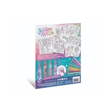 STELE NEBULOASE PAGINA DE COLORAT 22,5X28 CM, NEBULOUS STARS, W037858