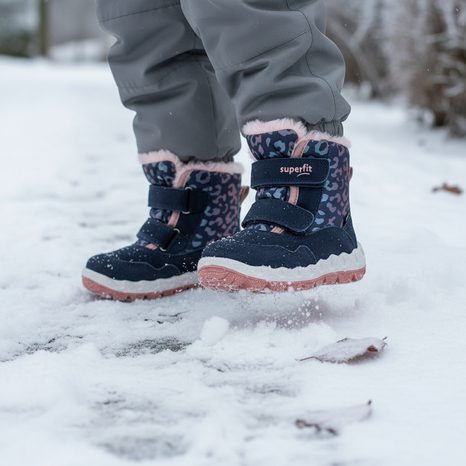 DÍVČÍ SNĚHULE ICEBIRD GTX, SUPERFIT, 1-006011-8000, MODRÁ