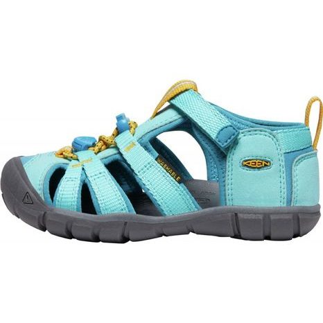 DĚTSKÉ SANDÁLY SEACAMP II CNX IPANEMA/FJORD, KEEN, 1027413/1027419, MODRÁ