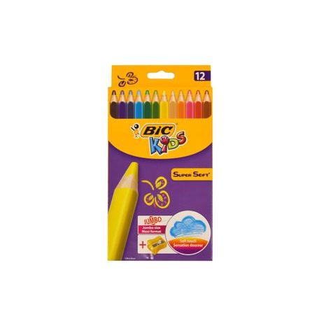 Creioane colorate Jumbo 12 buc, BIC, W850017