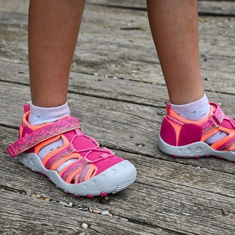 DIEVČENSKÉ SANDÁLE BUGGA TIKI PINK/ORANGE - RUŽOVÉ