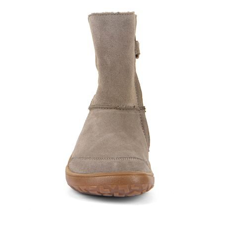 DĚTSKÉ ZIMNÍ BAREFOOT BOTY TEX SUEDE GRAY G3160250-3