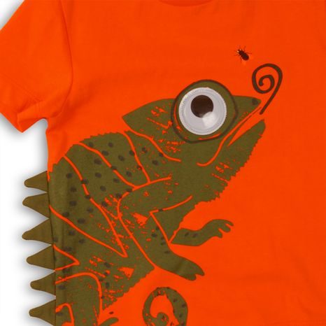 TRIČKO CHLAPECKÉ S KRÁTKÝM RUKÁVEM, MINOTI, LIZARD 1, ORANŽOVÁ