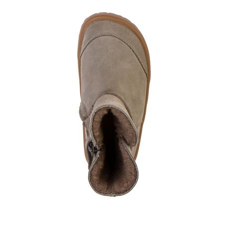 DĚTSKÉ ZIMNÍ BAREFOOT BOTY TEX SUEDE GRAY G3160250-3