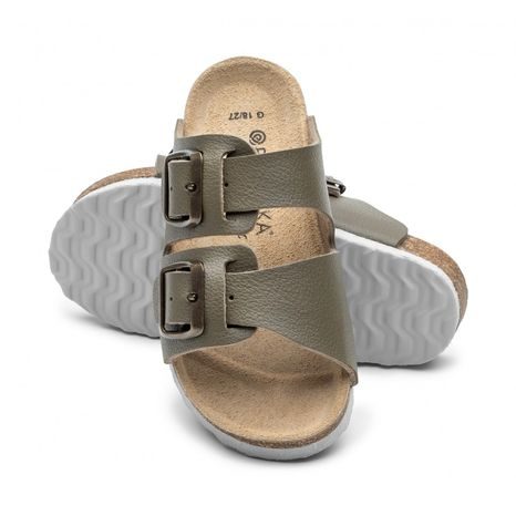 GYERMEK ORTOPÉDIAI PAPUCS LIFESTYLE T94/53, PROTÉZIS, KHAKI SZÍNŰ