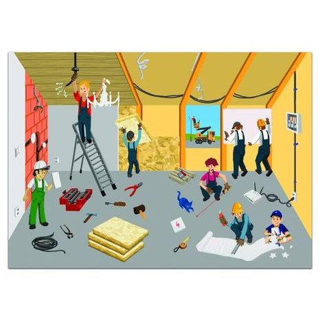 POSTAV SI DŮM - SAMOLEPKOVÝ SEŠIT, KRESLI.TO, W026616