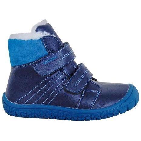 obuv detská zimná barefoot s Protex membránou ARTIK BLUE, Protetika, modrá