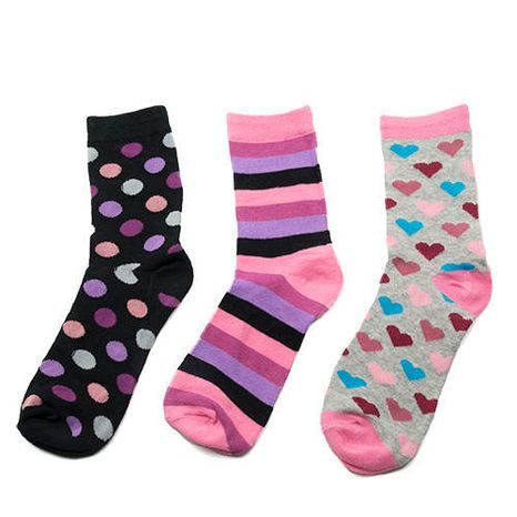 ponožky dievčenské, 3pack, Pidilidi, PD0122, holka 