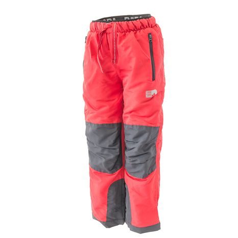 KALHOTY SPORTOVNÍ OUTDOOROVÉ, PODŠITÉ FLEEZOVOU PODŠÍVKOU, PIDILIDI, PD1121-08, ČERVENÁ