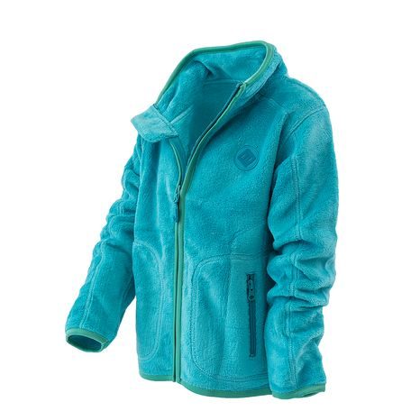 MIKINA DĚTSKÁ CHLUPATÁ SE STOJÁČKEM, PIDILIDI, PD1114-15, TYRKYSOVÁ