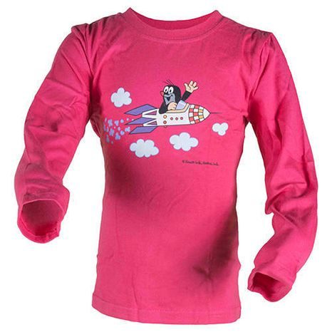 tričko dievčenské KRTKO ROCKET, Pidilidi, 2018, růžová 