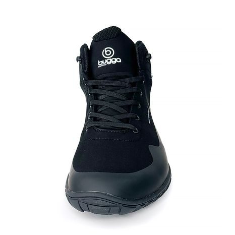 OUTDOOROVÉ CELOROČNÍ SOFTSHELLOVÉ BAREFOOTOVÉ BOTY BUGGA SIKOR BLACK B00195-10