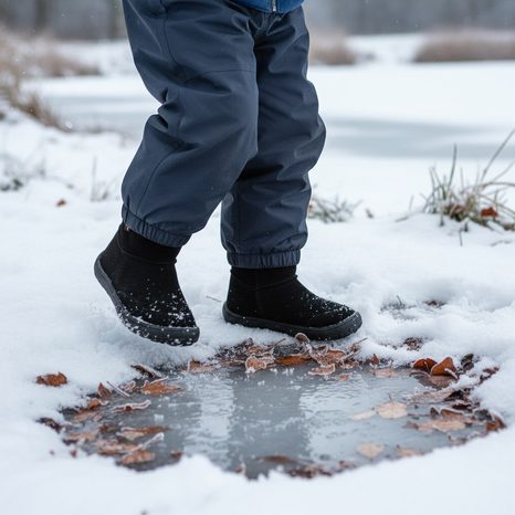 DĚTSKÉ ZIMNÍ BAREFOOT BOTY TEX SUEDE  BLACK, FRODDO, G3160238-4, ČERNÁ