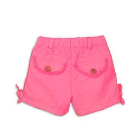 PANTALONI SCURȚI PENTRU FETE, DIN BUMBAC, MINOTI, 2SHORT 8, ROZ