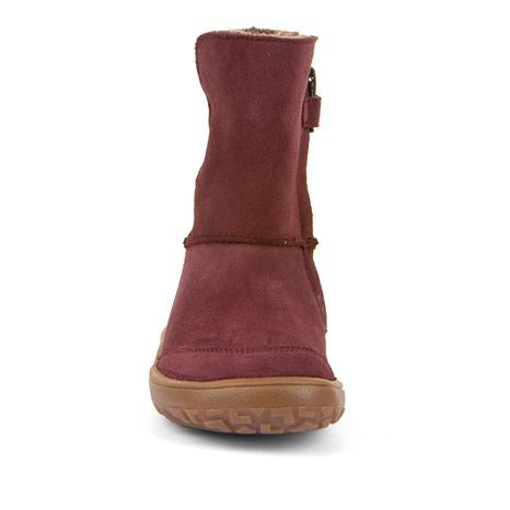 DÍVČÍ ZIMNÍ BAREFOOT BOTY TEX SUEDE BORDEAUX  G3160250-1
